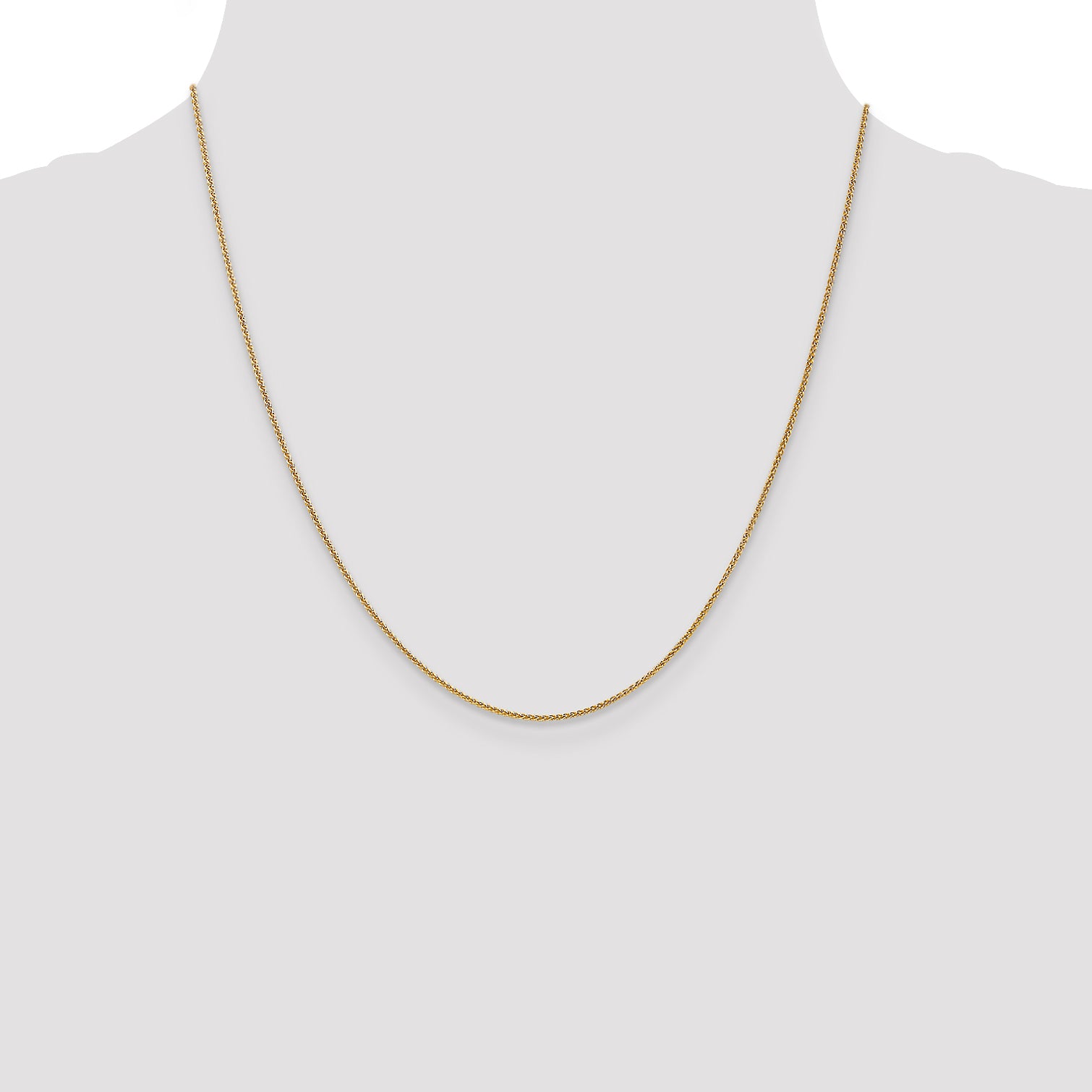 14K 1.0mm Spiga Chain