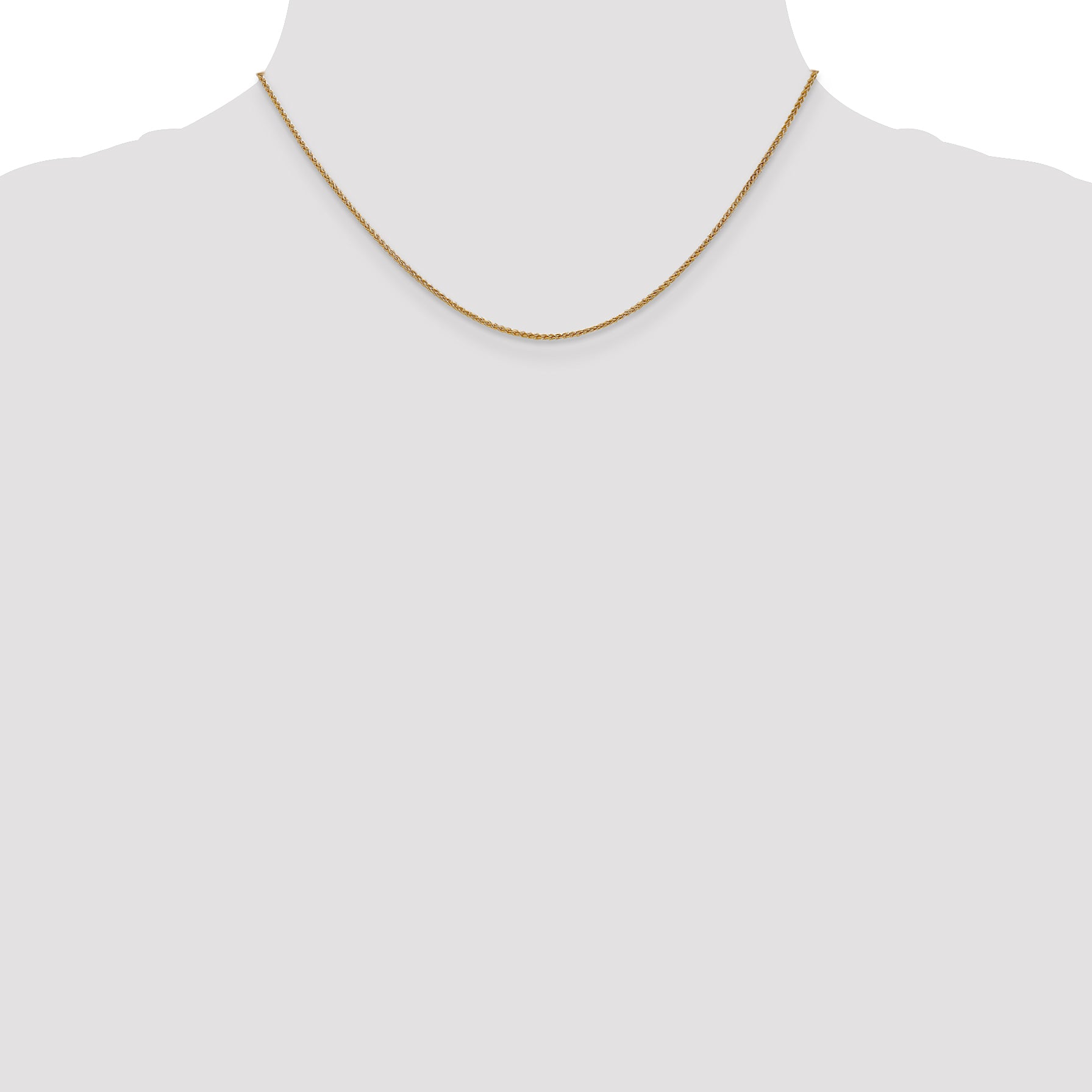 14K 1.2mm Spiga Chain