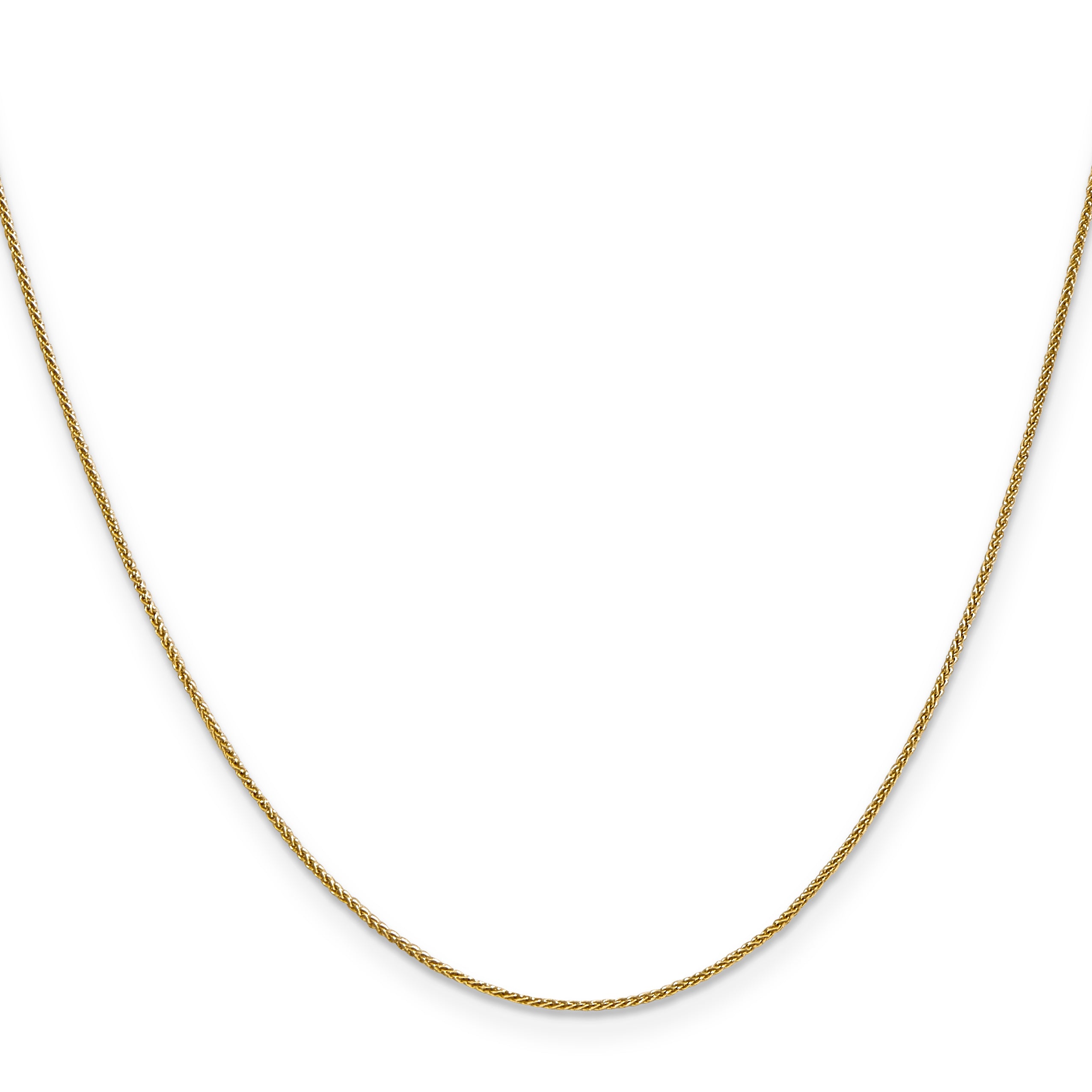 14K .8mm Spiga Chain