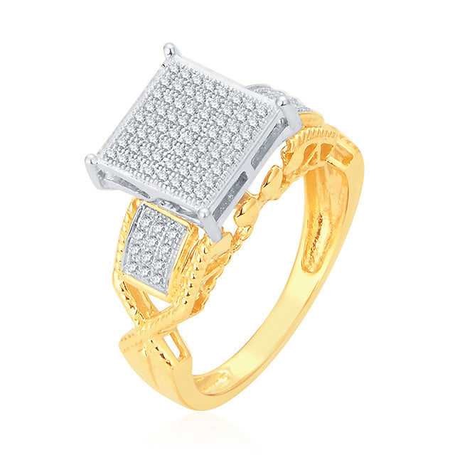 10K Yellow 0.20-0.25Ct D-Ladies Micropave Rings