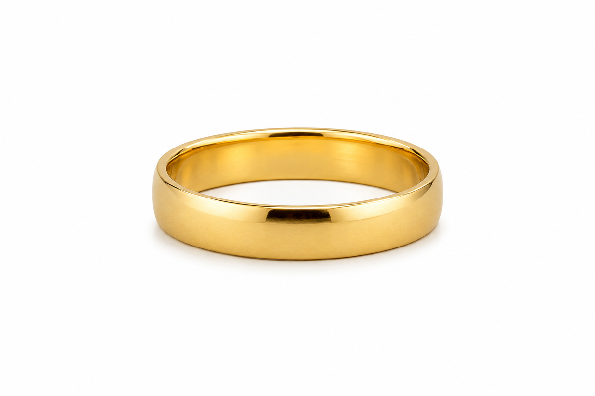 10KT Yellow Gold 5 MM Plain Wedding Band