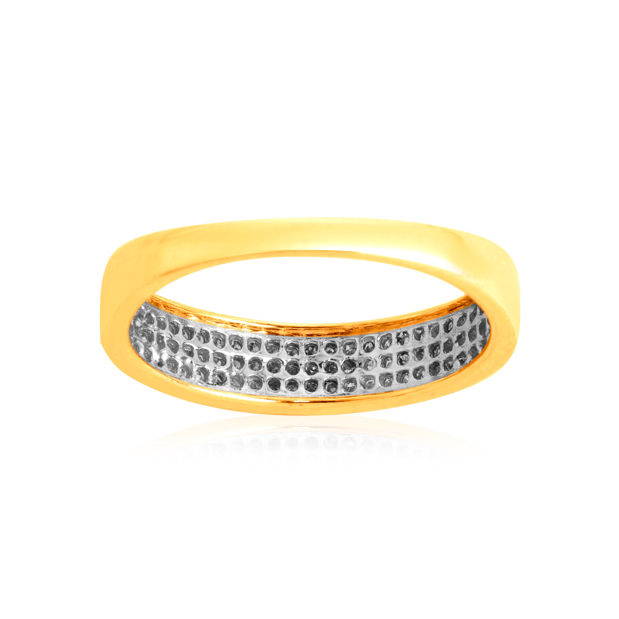 10K Yellow 0.25Ct D-Mens Bands