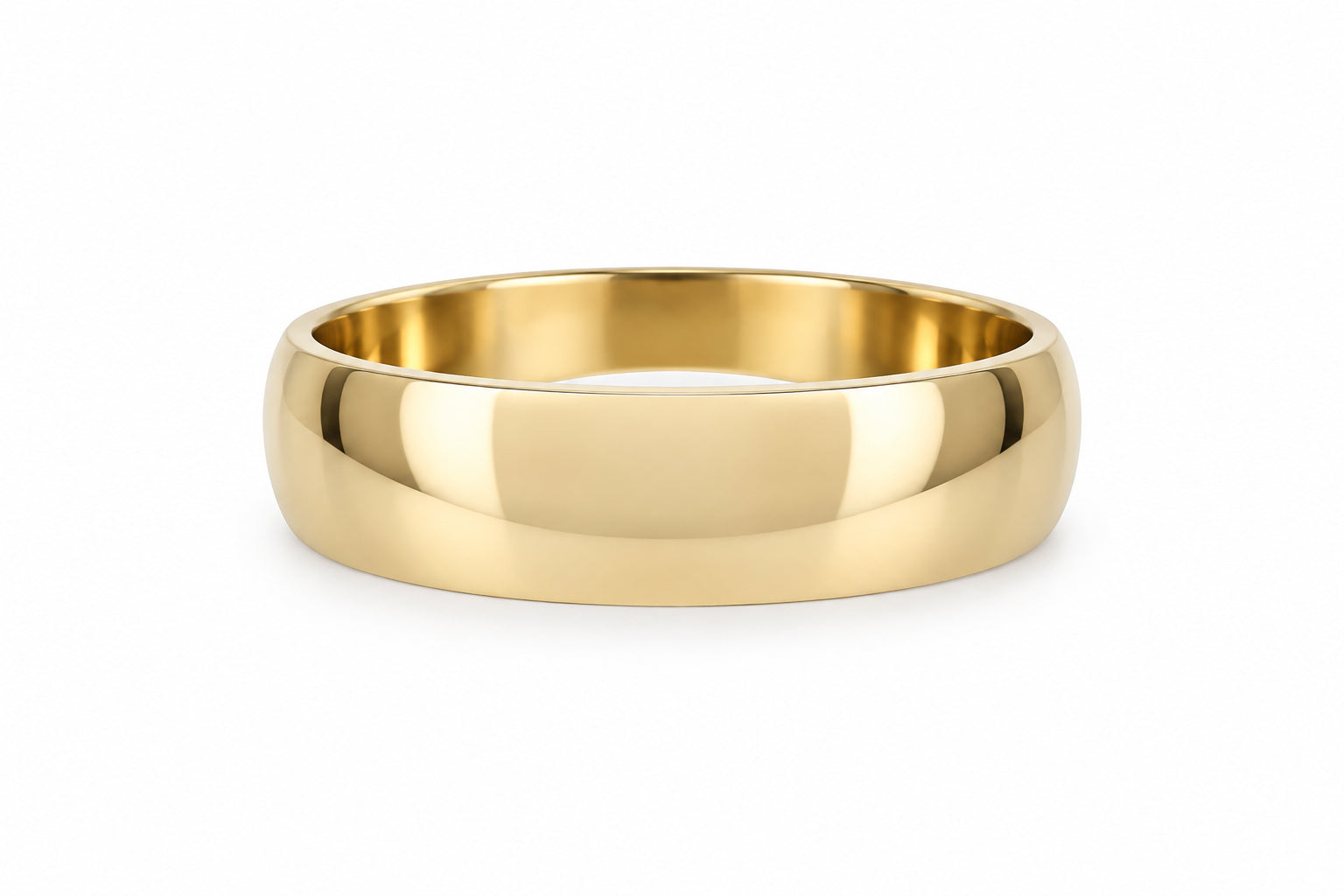 10KT Yellow Gold 5.5 MM Plain Wedding Band