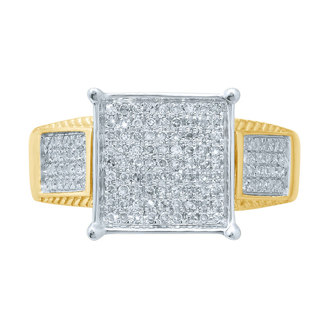 10K Yellow 0.38-0.45 Ct D-Ladies Rings
