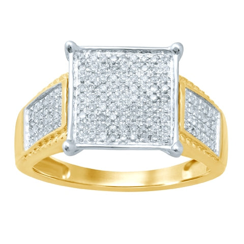 10K Yellow 0.38-0.45 Ct D-Ladies Rings