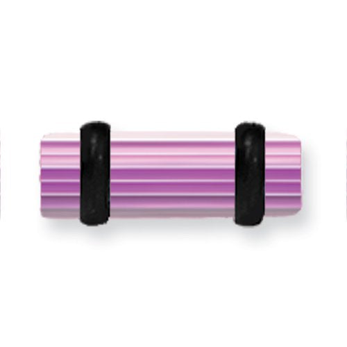 Acrylic Uv Sensitive Layered Plug W 2 Black O-Rings 6G (4.1Mm) 1/2 (13M