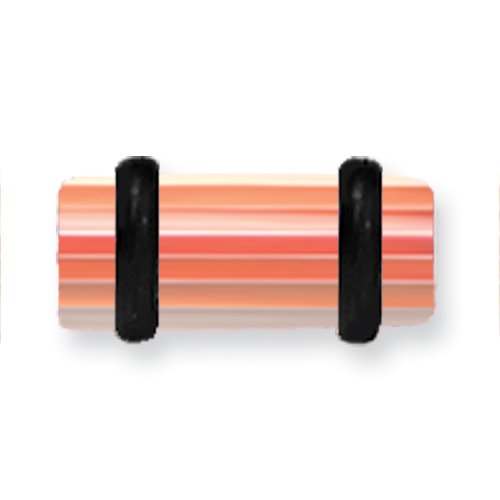 Acrylic Uv Sensitive Layered Plug W 2 Black O-Rings 4G (5.2Mm) 1/2 (13M