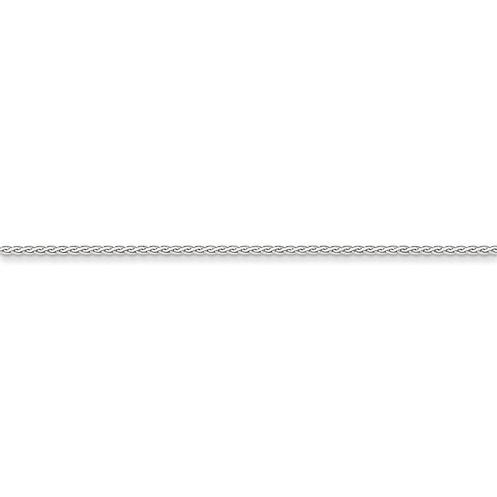 14K White Gold 16 Inch 1.9Mm Flat Wheat With Lobster Clasp Chain