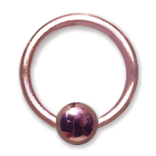 16G (1.3Mm) 3/8 (10Mm) Long W/ 4Mm Ball Dark Pink Titanium 16G (1.3Mm)