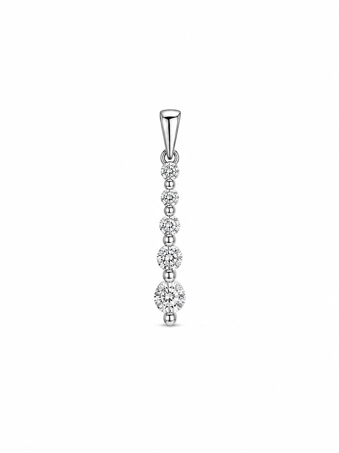 14KT White Gold 0.50 CTW Diamond Pendant [A1B3 - K16H75]