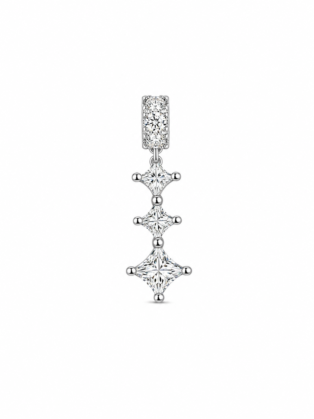 10KT White Gold 0.10 CTW Diamond Pendant [A1B2 - K4H15]