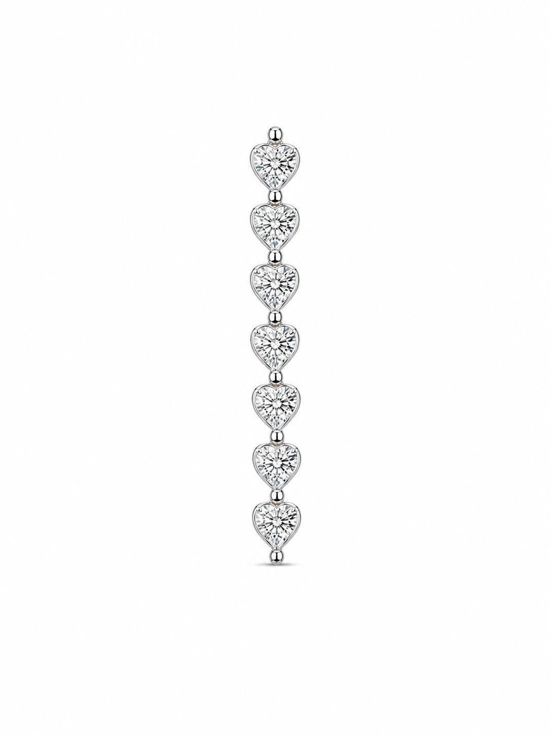 10KT White Gold 0.11 CTW Diamond Pendant [A0B8 - K3H25]