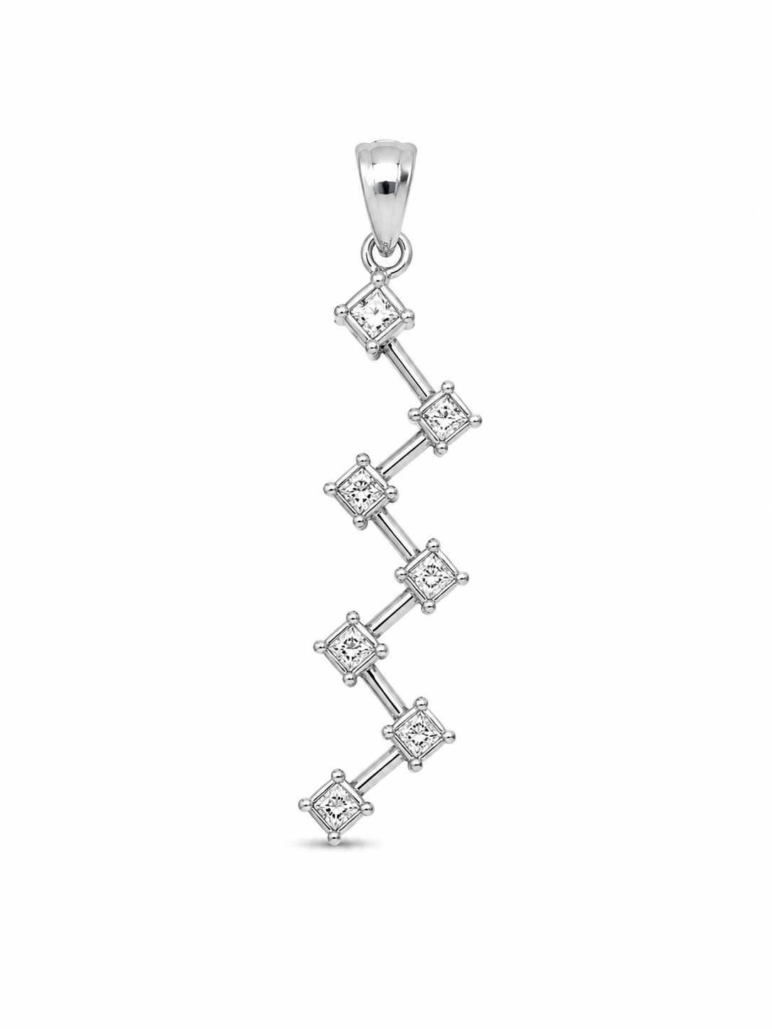 14KT White Gold 0.75 CTW Diamond Pendant [A1B4 - KS22H75]