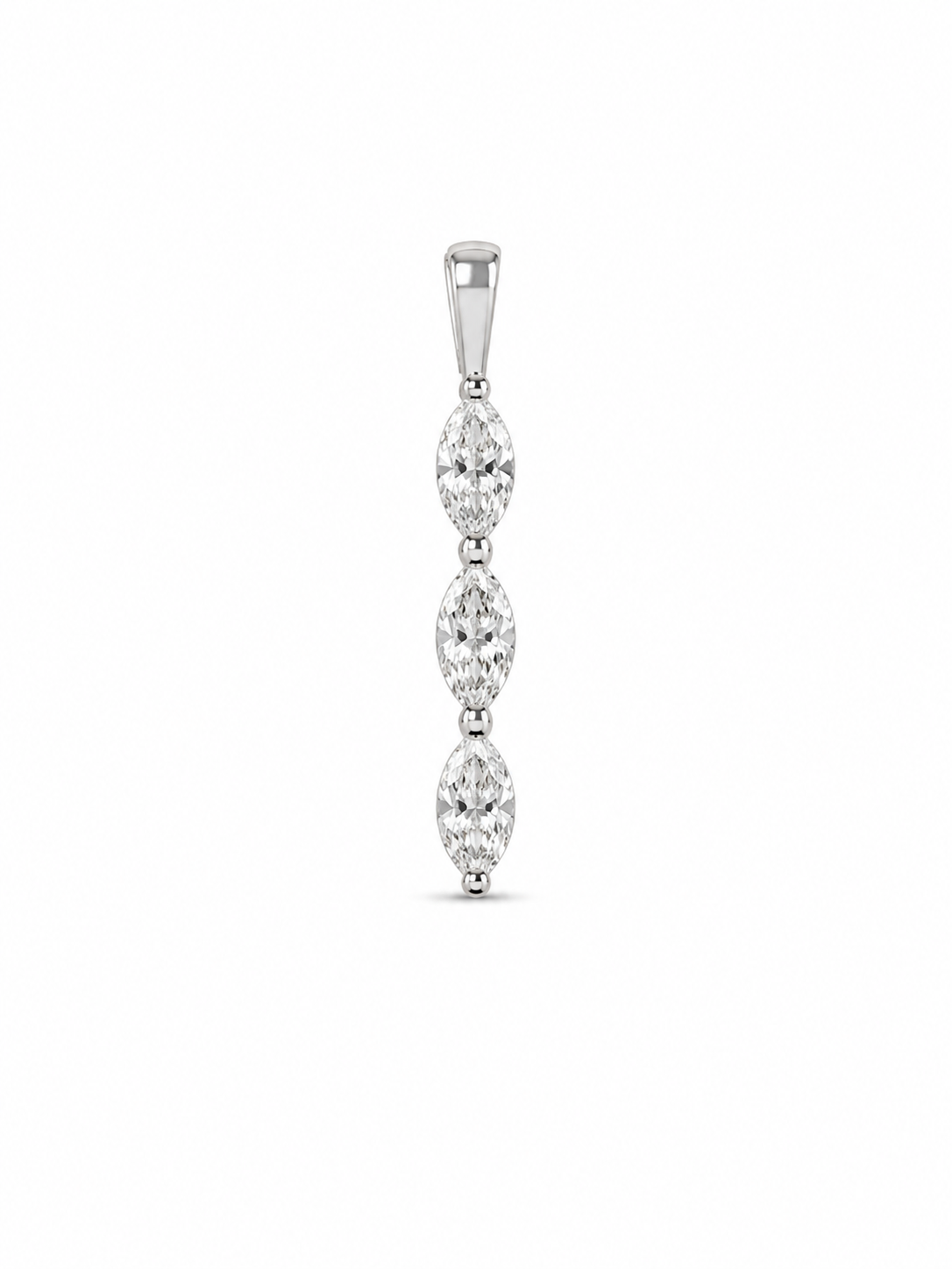 14KT White Gold 0.75 CTW Diamond Pendant [A1B0 - KS21H50]
