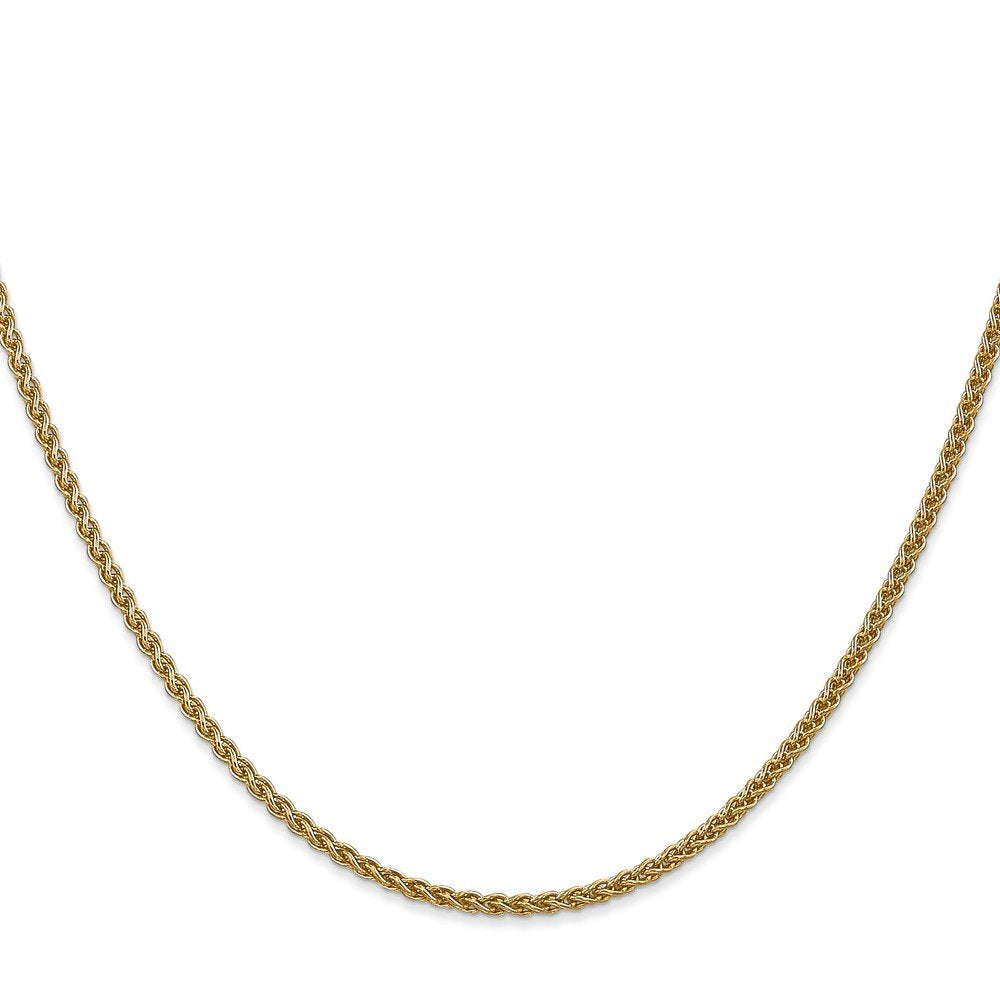 14K 18 Inch 1.05Mm Spiga With Spring Ring Clasp Chain
