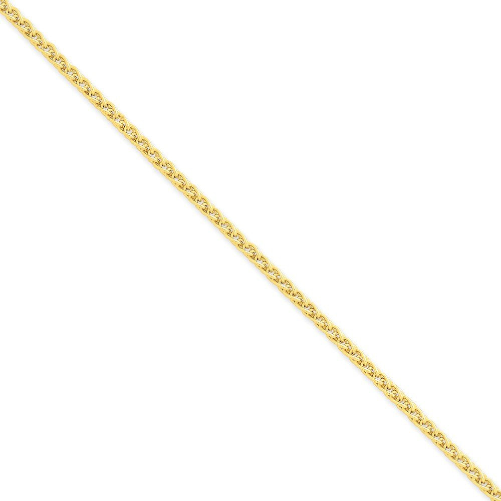 14K 16 Inch 2.8Mm Spiga With Lobster Clasp Chain