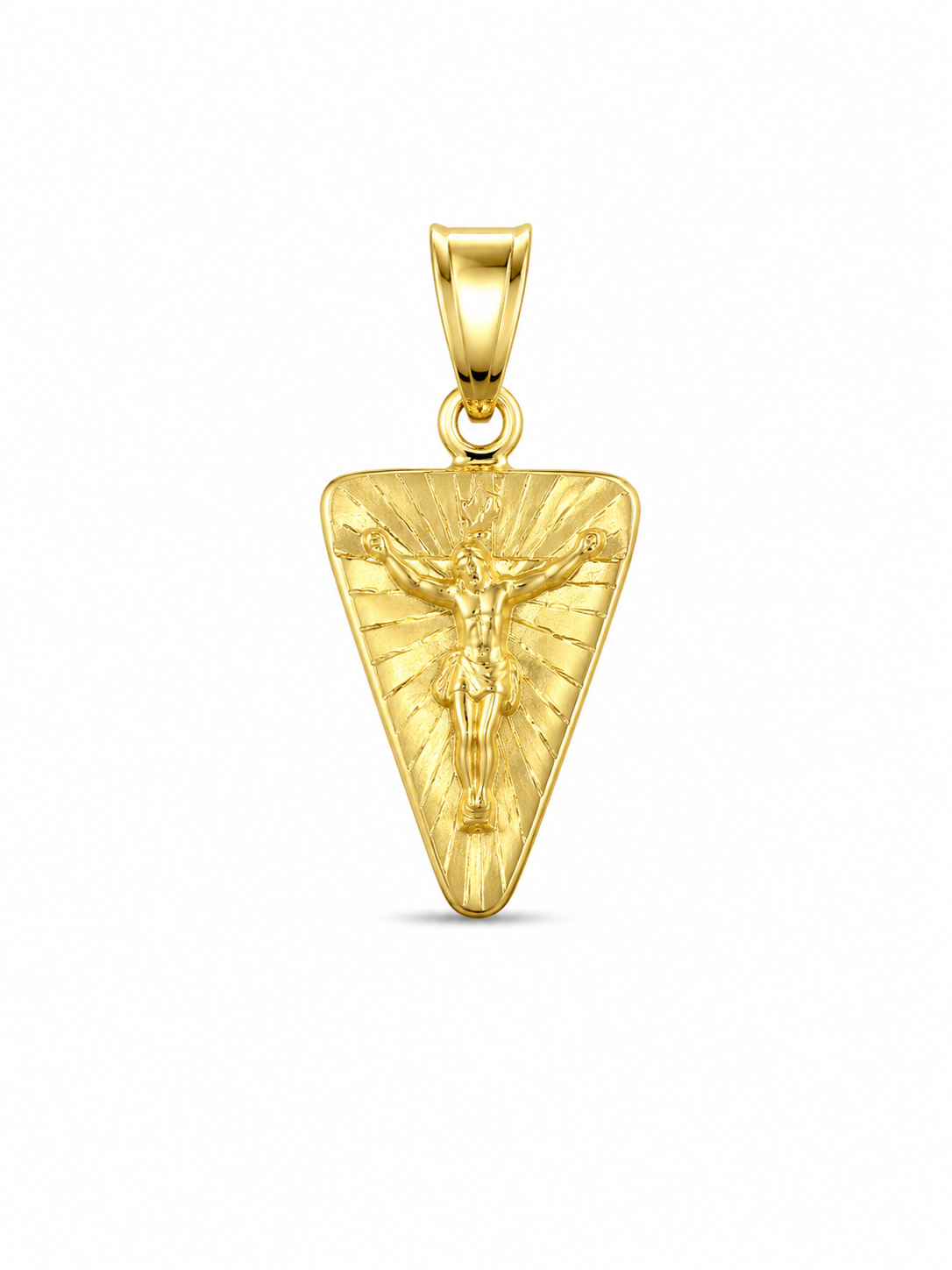 10KT Jesus Yellow Gold Pendant [A0B7]