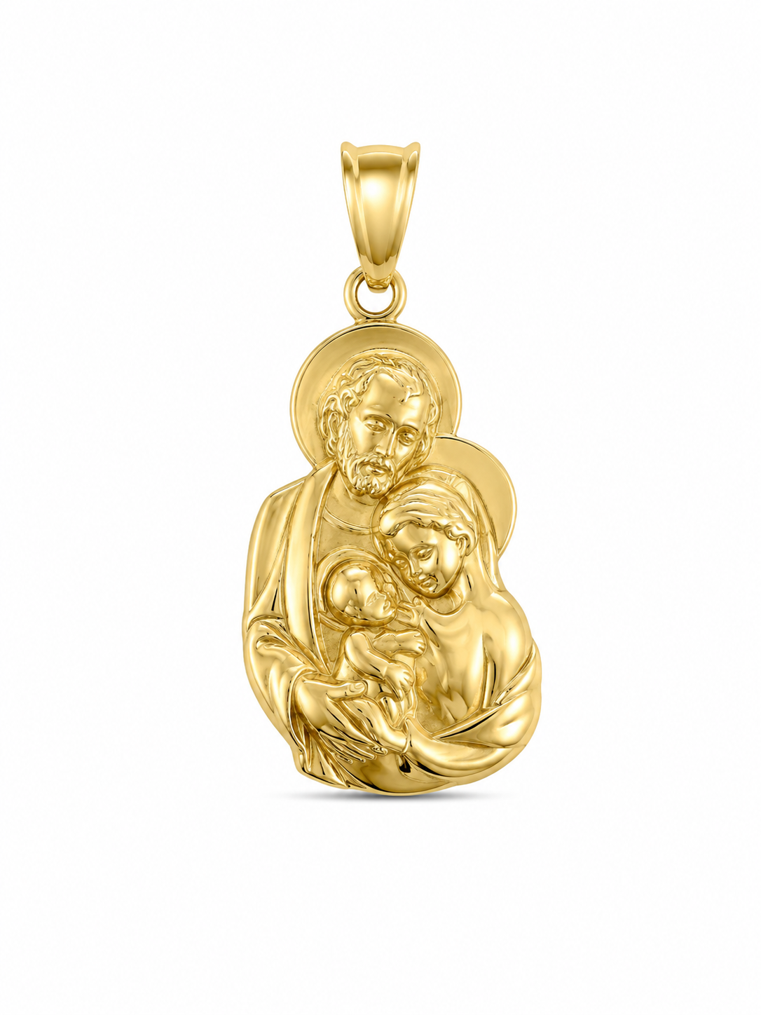 10KT Nativity Scene Yellow Gold Pendant [A1B7]