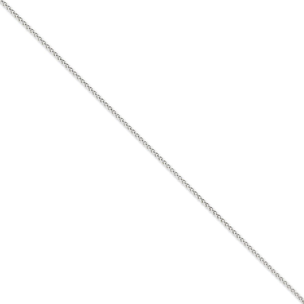 14K White Gold 8 Inch 2.1Mm Spiga With Lobster Clasp Bracelet
