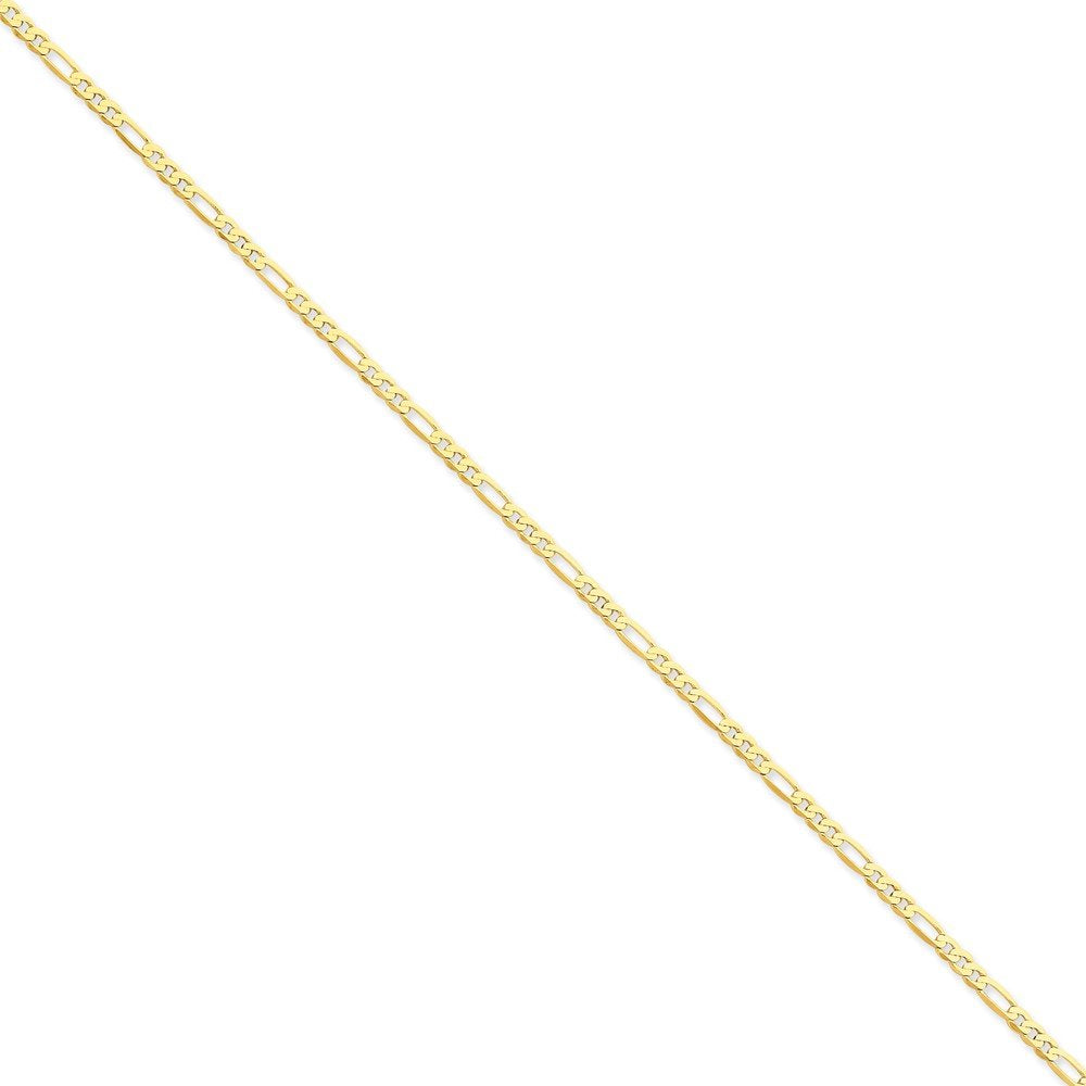 14K 16 Inch 2.75Mm Flat Figaro With Lobster Clasp Chain