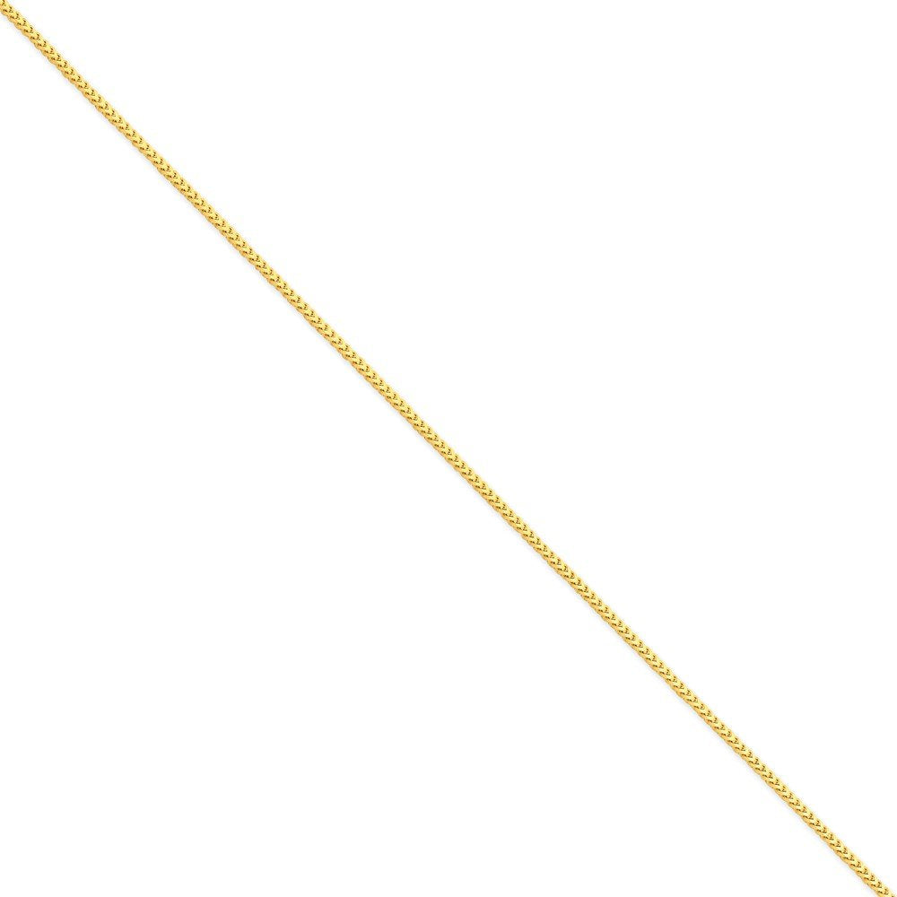 14K 18 Inch 1.5Mm Franco With Lobster Clasp Chain