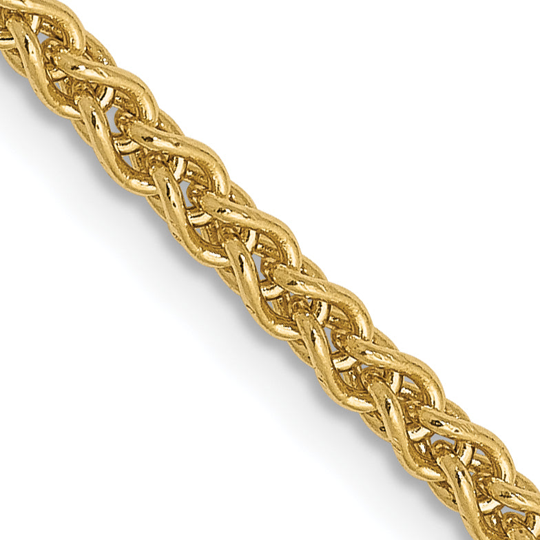 14K 2.1mm Spiga Chain