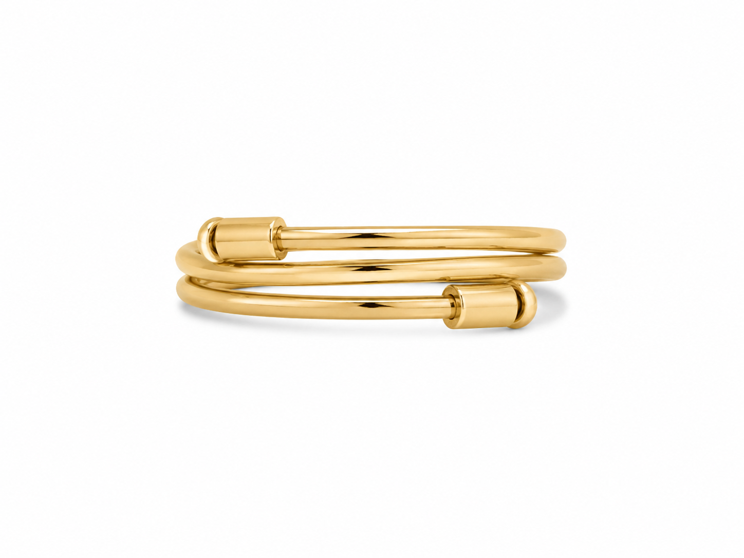 22KT Wrap Design Yellow Gold Ring [A3B3]
