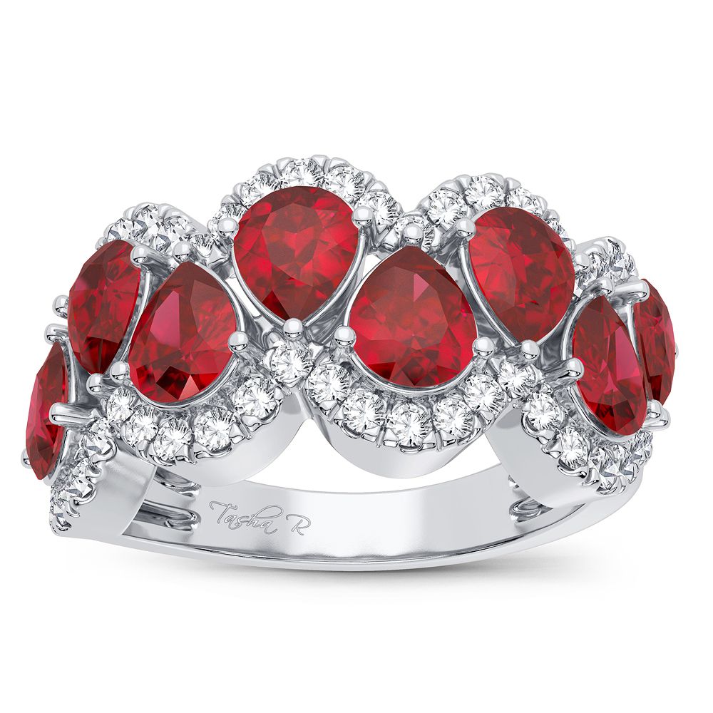 14K White Gold Beautiful 0.50Ct Diamond Ring