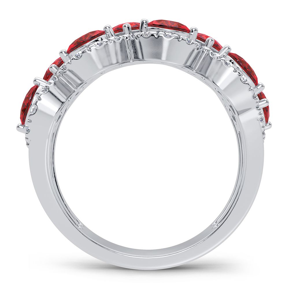14K White Gold Beautiful 0.50Ct Diamond Ring