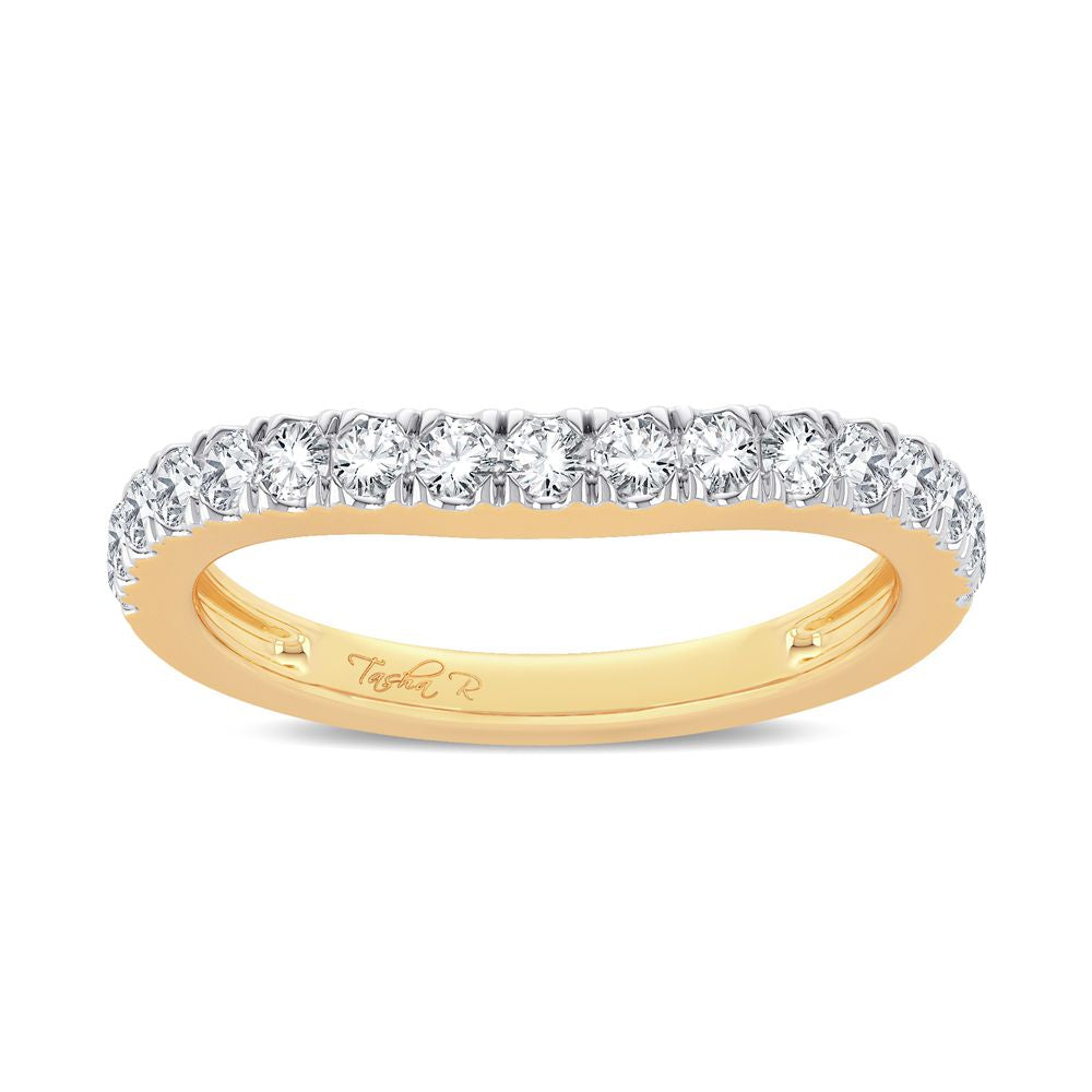 14K Yellow Gold 0.50Ct Diamond Enhancer Band