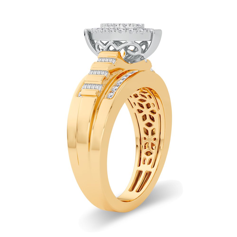 10K Yellow Gold Gorgeous 0.50Ct Diamond Ring