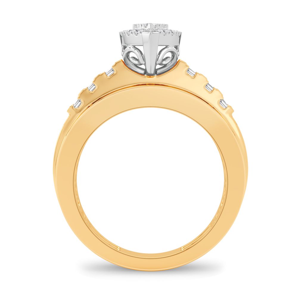 10K Yellow Gold Gorgeous 0.50Ct Diamond Ring