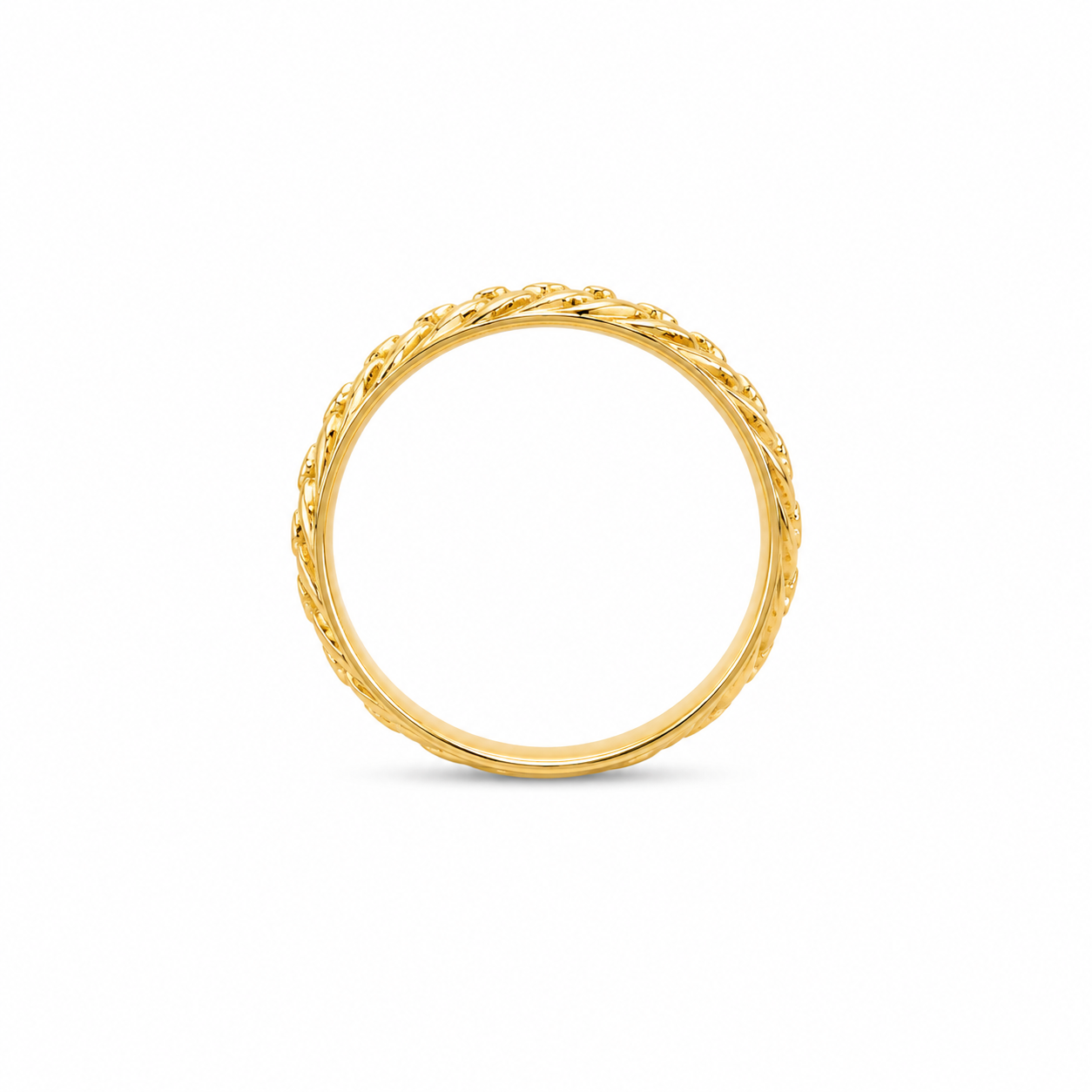 22KT Designer Yellow Gold Ring [A2B9]