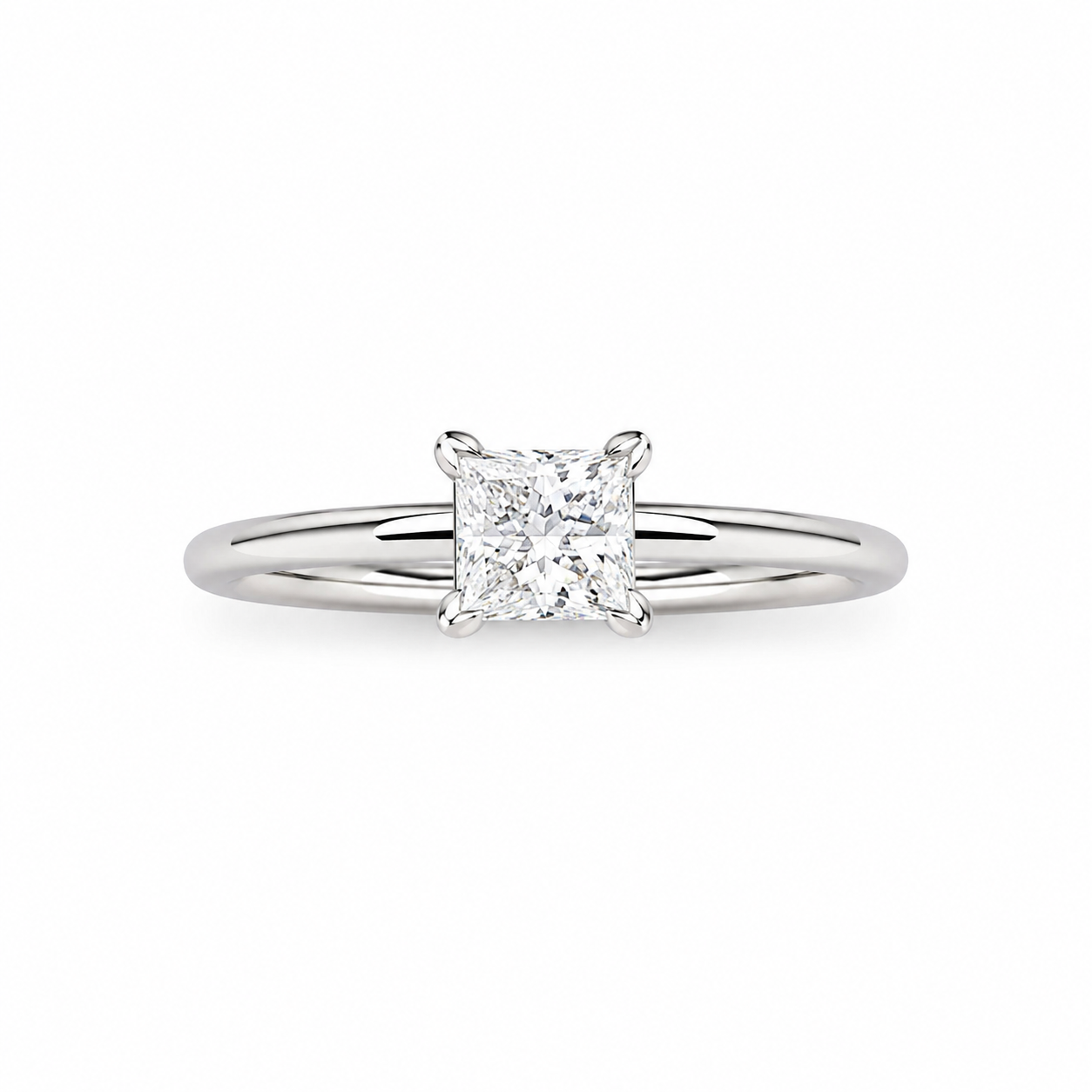 14KT White Gold 0.30 CTW Diamond Ring [K22H00]