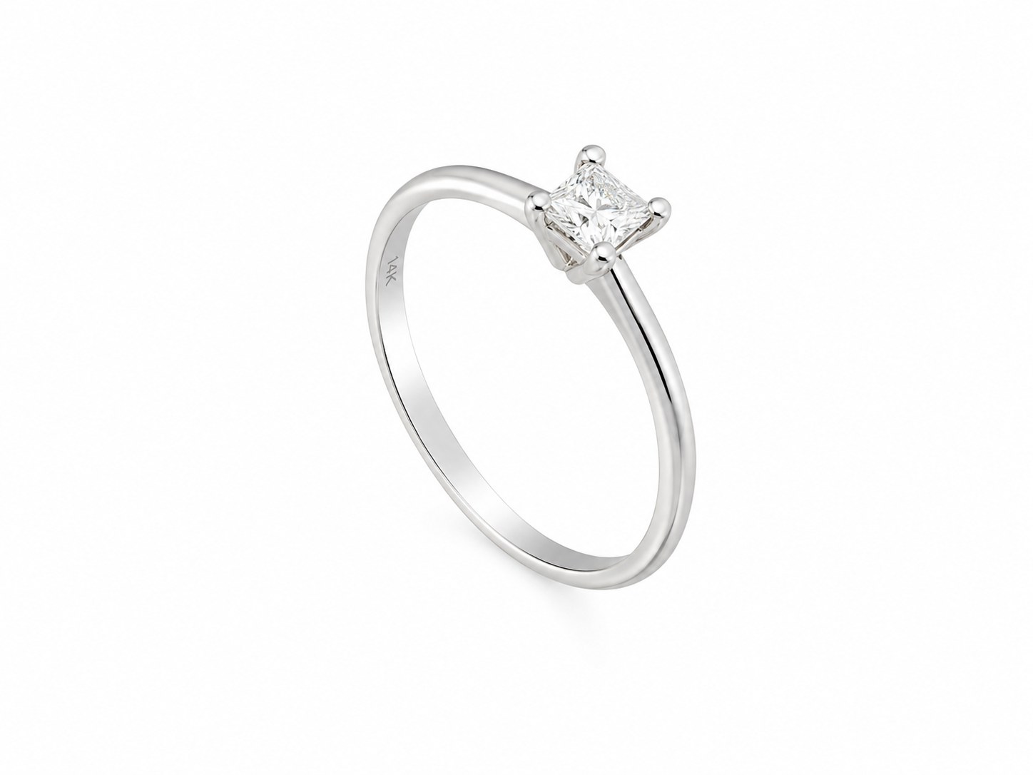 14KT White Gold 0.20 CTW Diamond Ladies Ring [K12H00]