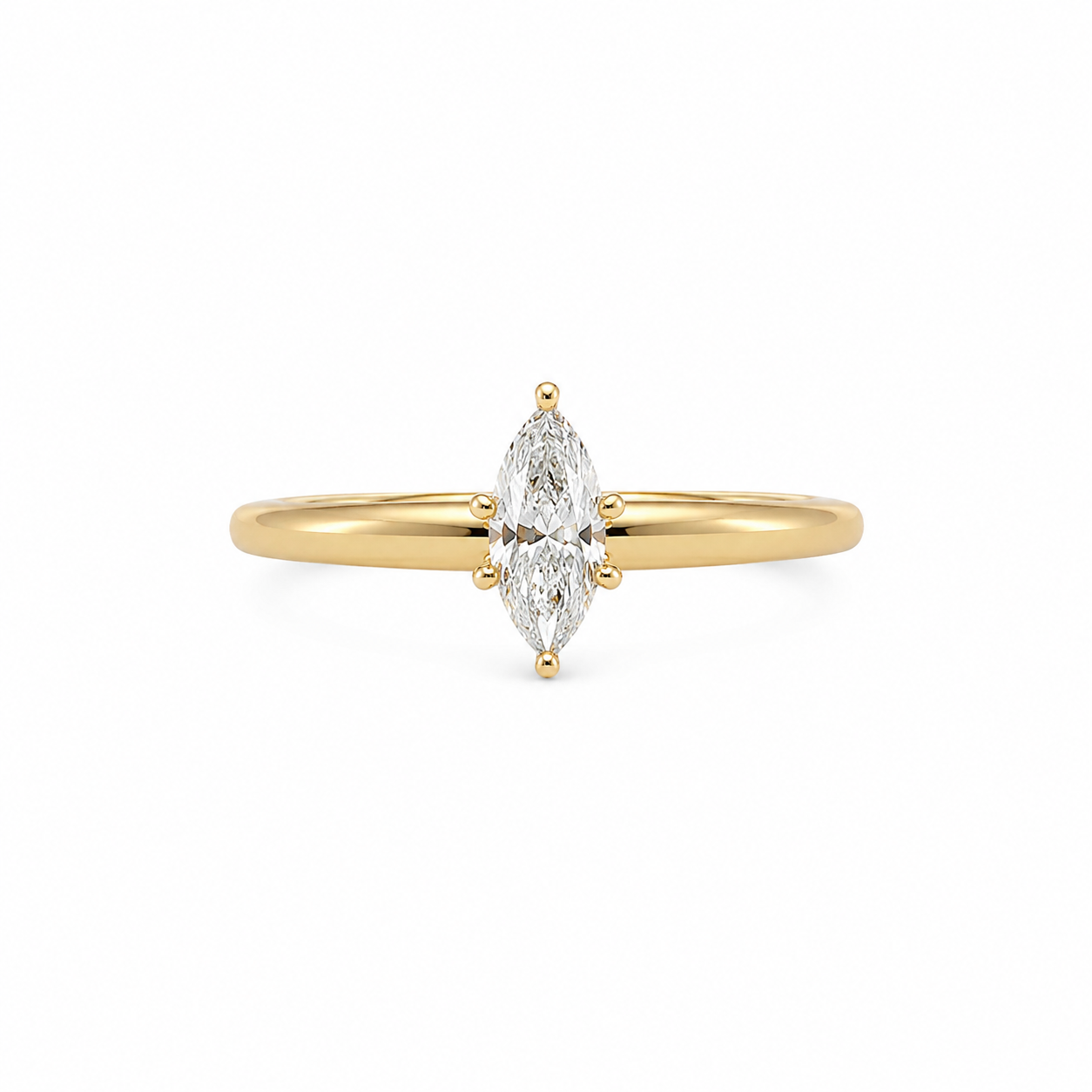 14KT Yellow Gold 0.50 CTW Diamond Ring [K31H50]