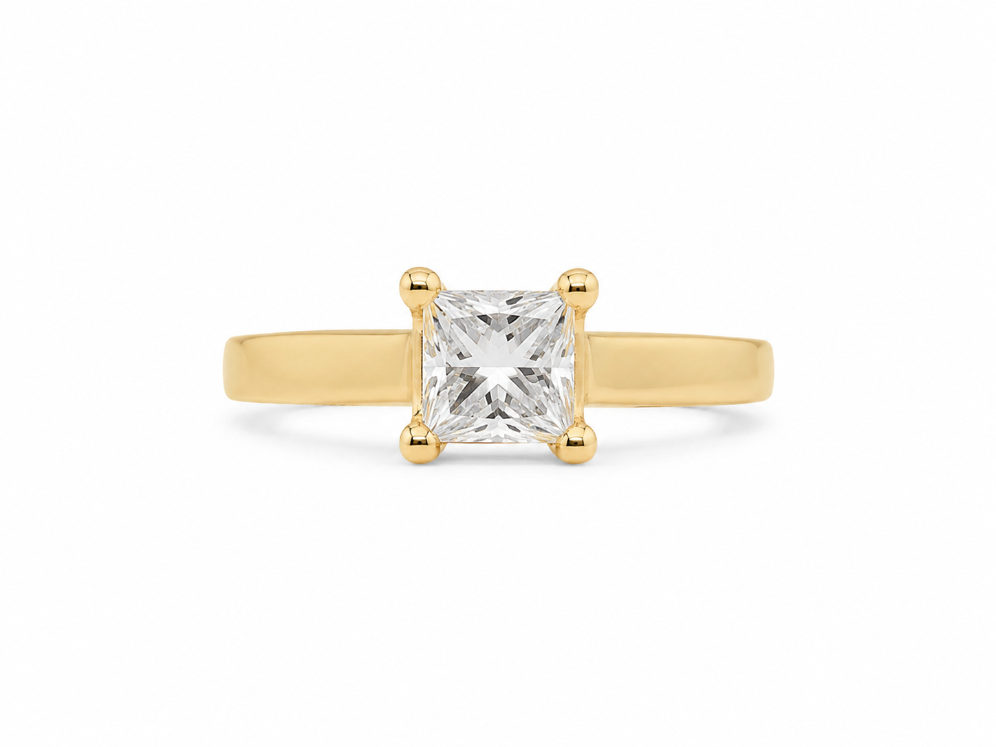 14KT Yellow Gold 0.50 CTW Diamond Ring [K38H00]