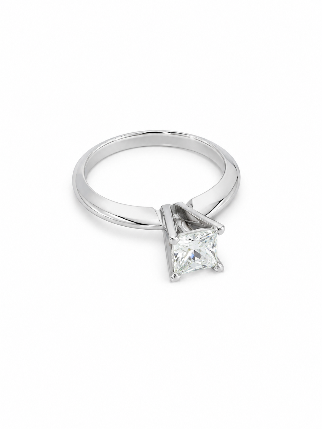Platinum GIA 0.75 CTW VVS1-G Diamond Ring [K98H00 - 7236511638]