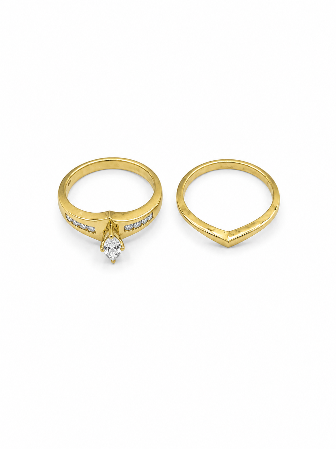 14KT Yellow Gold 0.50 CTW Diamond Ring [K34H50]