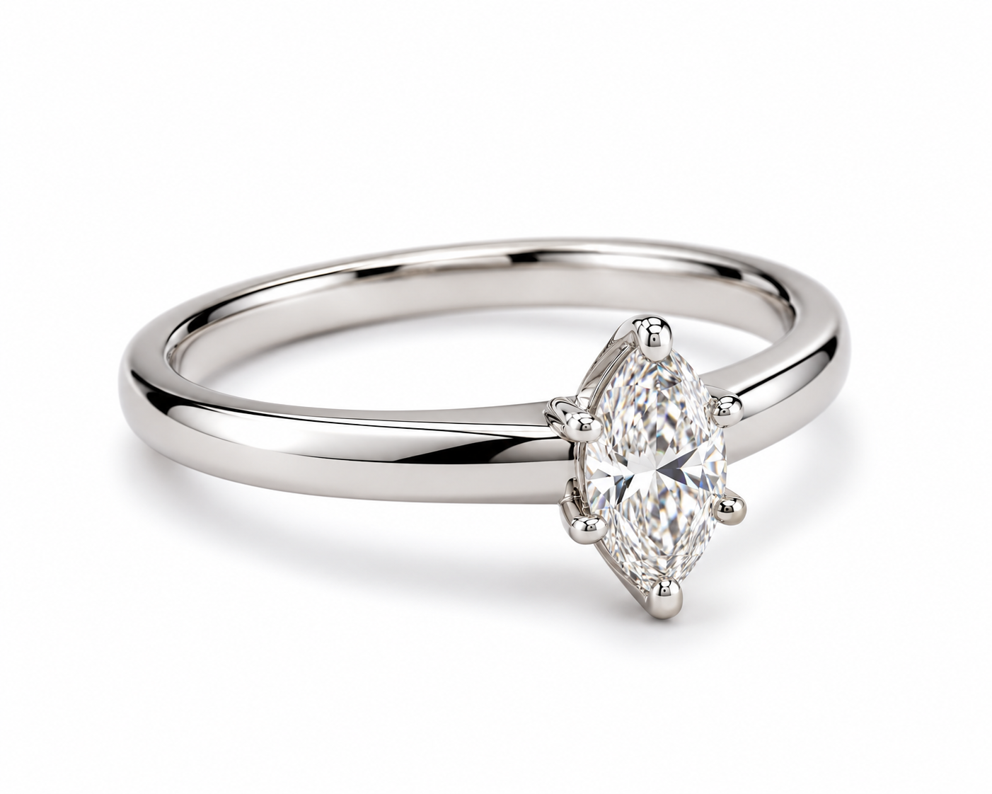 14KT White Gold 0.50 CTW Diamond Ring [K3T]