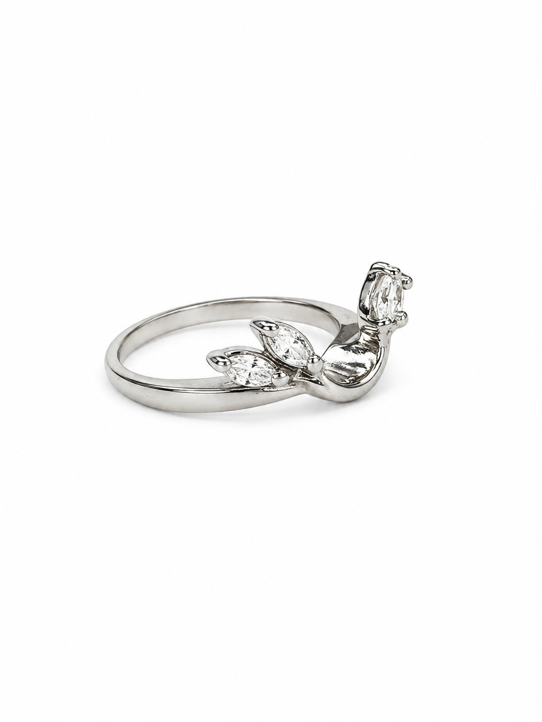 14KT White Gold 0.30 CTW Diamond Ring [K15H00]