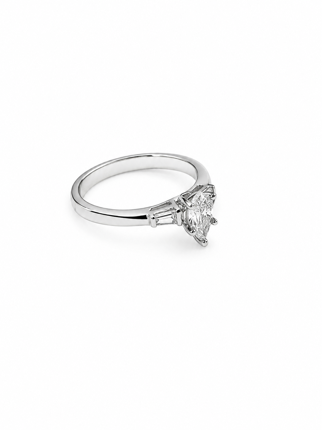 18KT White Gold 1 CTW Diamond Ring [K5T]