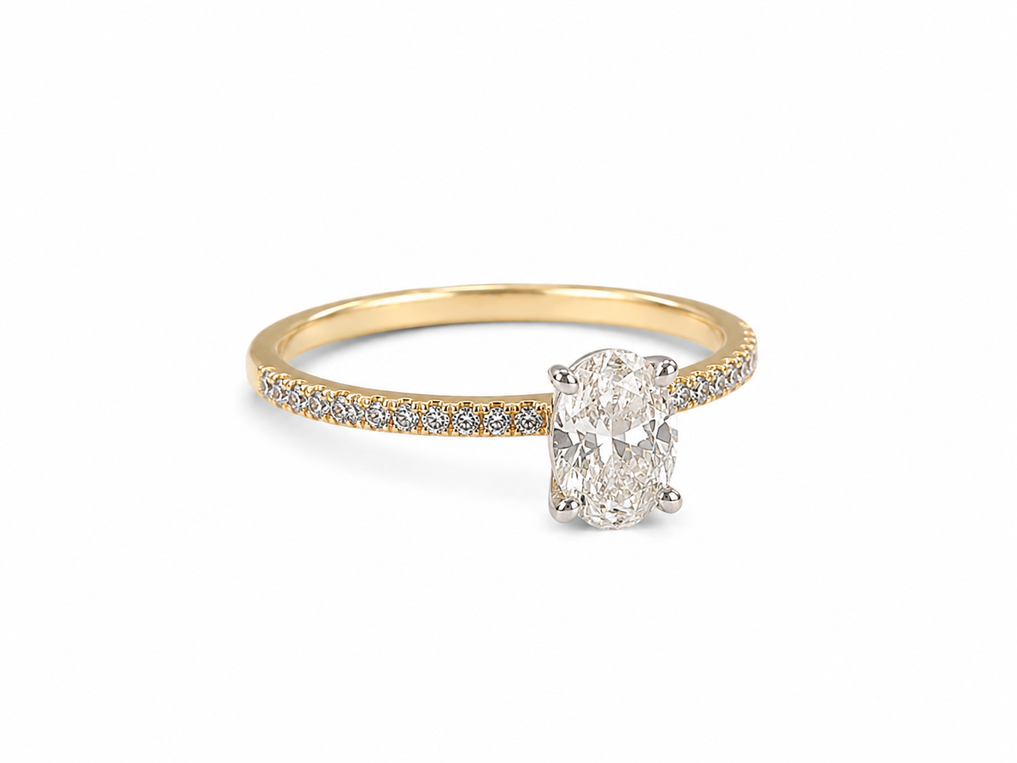 14KT Yellow Gold 0.68 CTW Diamond Ladies Ring [K42H00]