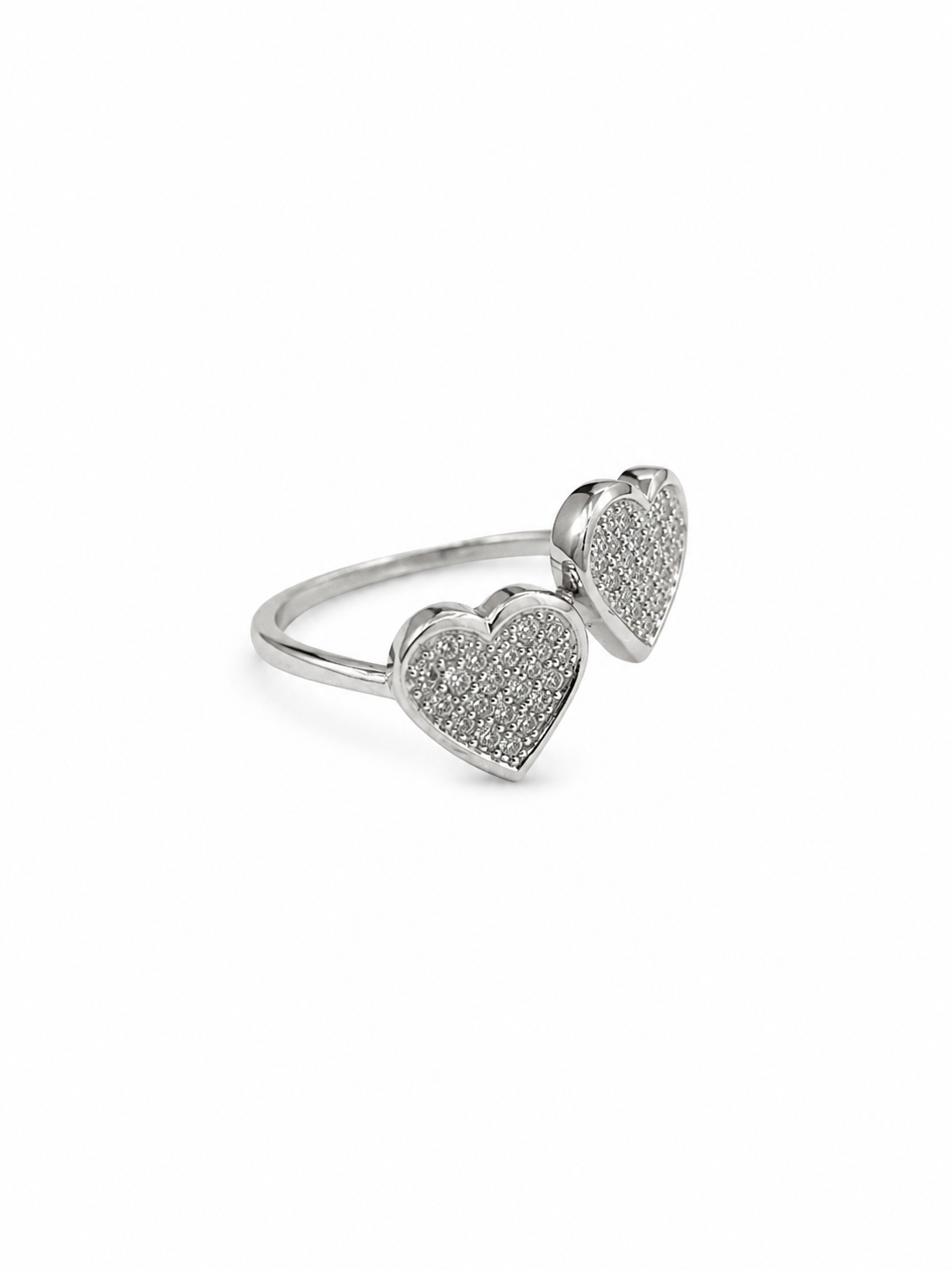 10KT White Gold 0.13 CTW Diamond Ring [K6H00]