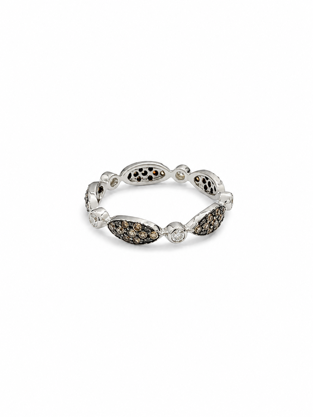 10KT White Gold 0.42 CTW Diamond Ring [K9H00]
