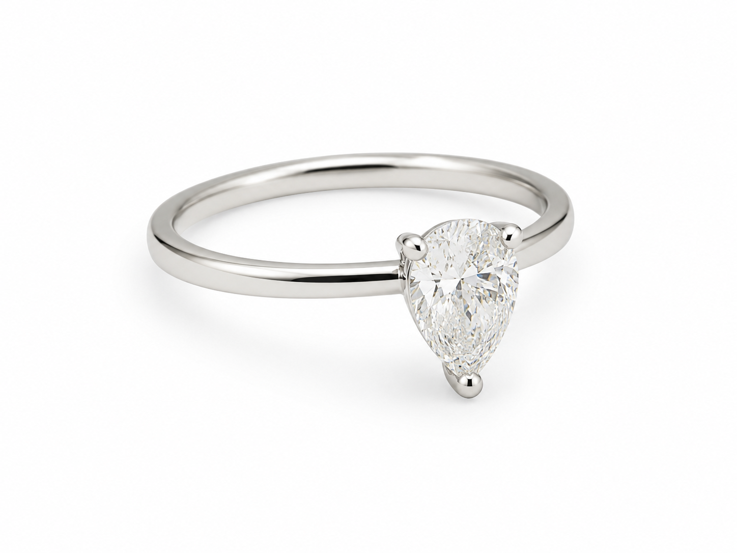 14KT White Gold 0.30 CTW Diamond Ring [K16H50]