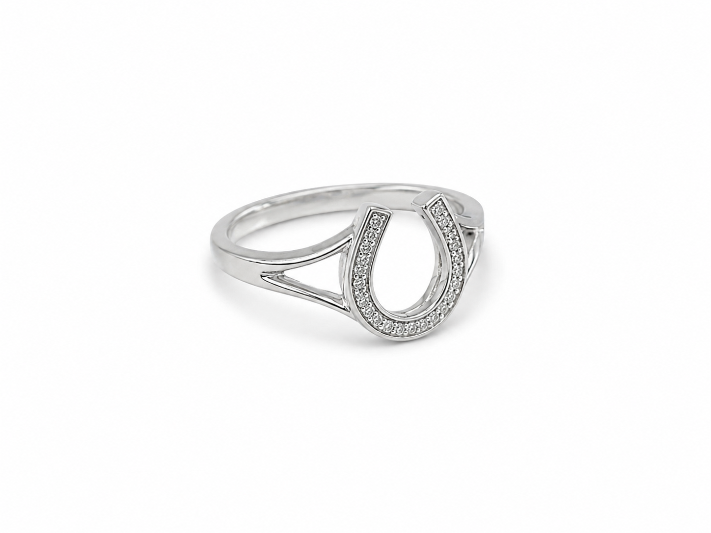 10KT White Gold 0.07 CTW Diamond Ring [K8H00]