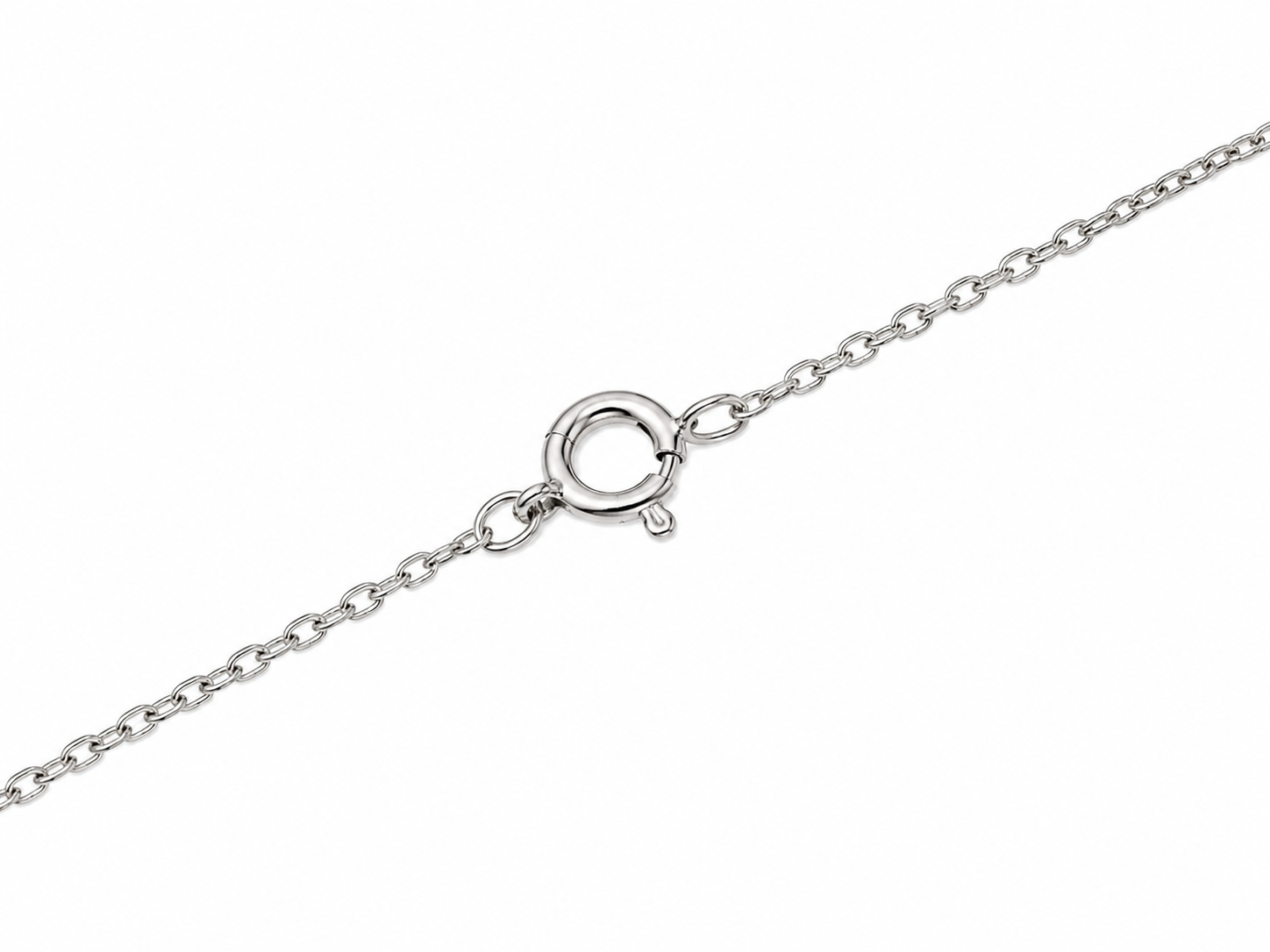 Sterling Silver 925 Cubic Zirconium Open Hearts Necklace