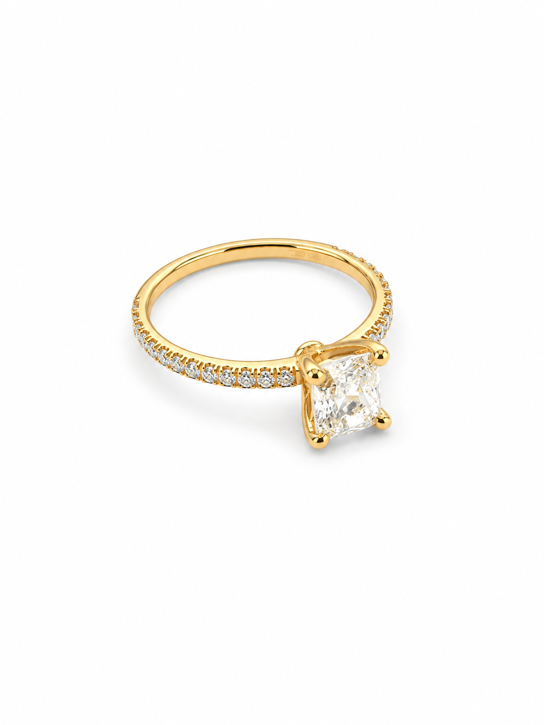 18KT Yellow Gold 1.27 CTW Diamond Ring [K65H00]