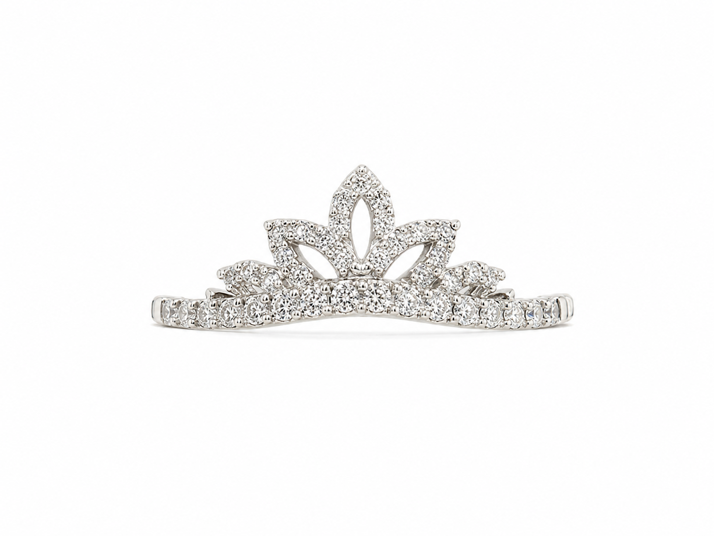 10KT White Gold 0.20 CTW Diamond Ring [K8H00]
